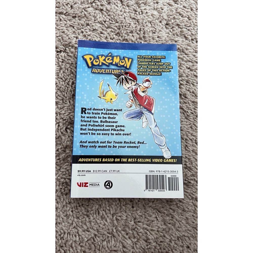 Pokémon Adventures Red and Blue Vol. 1 Paperback By: Hidenori Kusaka - Picture 2 of 4